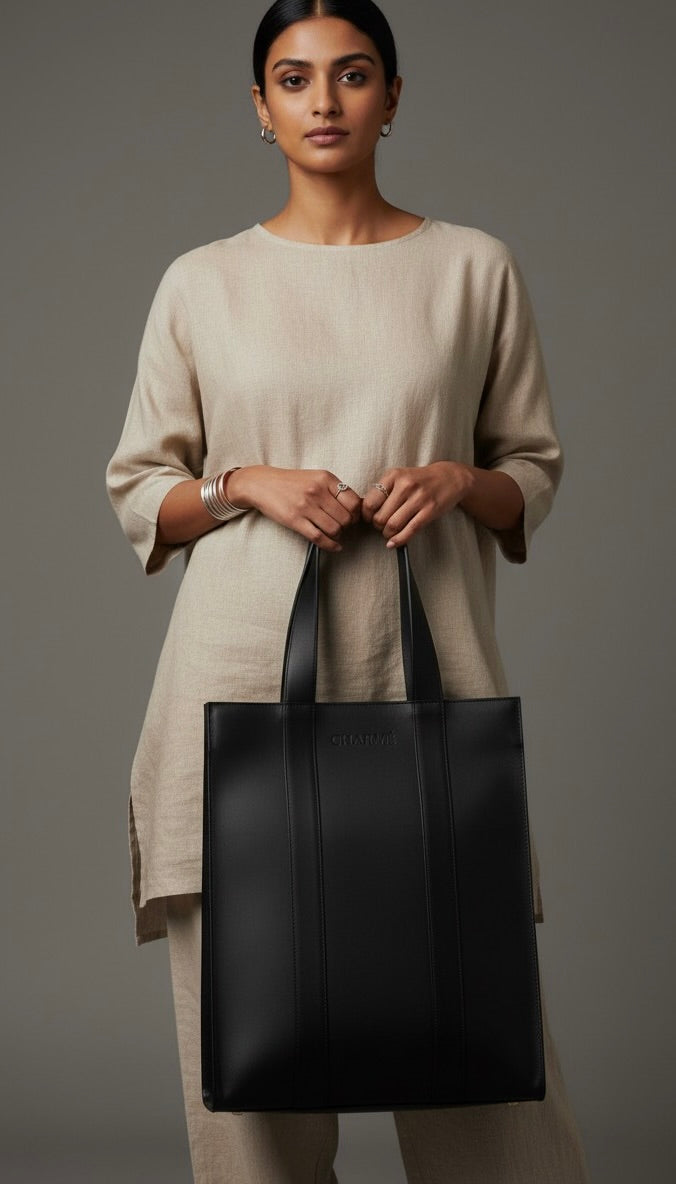 The Classic Black Tote
